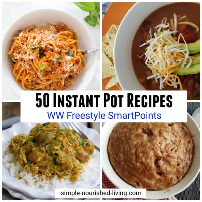 50 Weight Watchers Instant Pot Recipes Freestyle SmartPoints