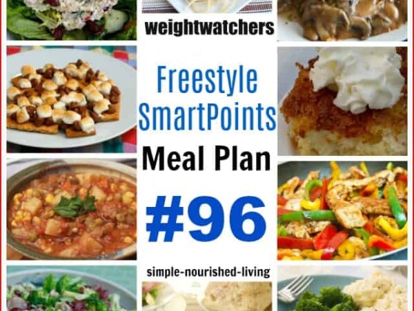 WW Freestyle SmartPoints Dinner Meal Plan