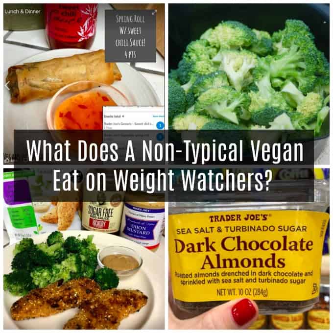 Vegans WW Food Diary Collage