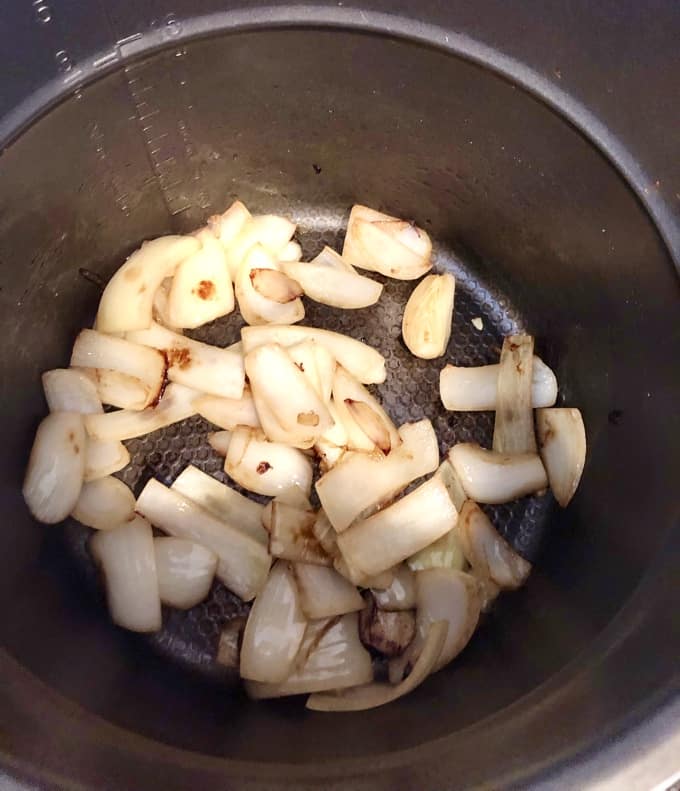 Sautéed onions in a slow cooker