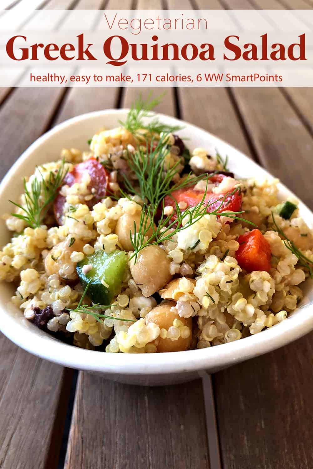Vegetarian Greek Quinoa Salad • Simple Nourished Living