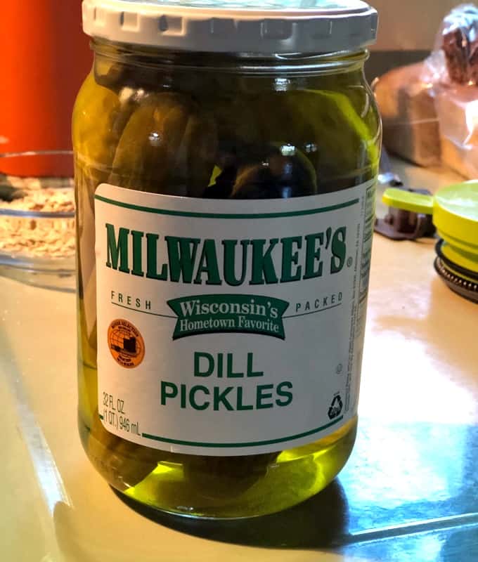 Jar of Milwaukee's Dill Pickles