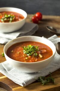 Roasted Red Pepper Gazpacho • Simple Nourished Living
