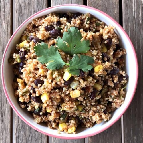 Southwest Quinoa and Black Bean Skillet • Simple Nourished Living