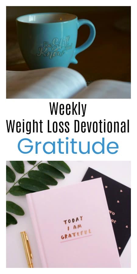 View of Weekly Weight Loss Devotional: With Gratitude • Simple Nourished Living