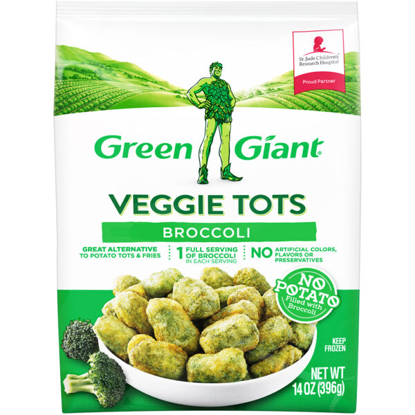 Package of Green Giant broccoli veggie tots