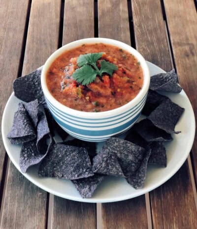 California Fresh Blender Salsa • Simple Nourished Living