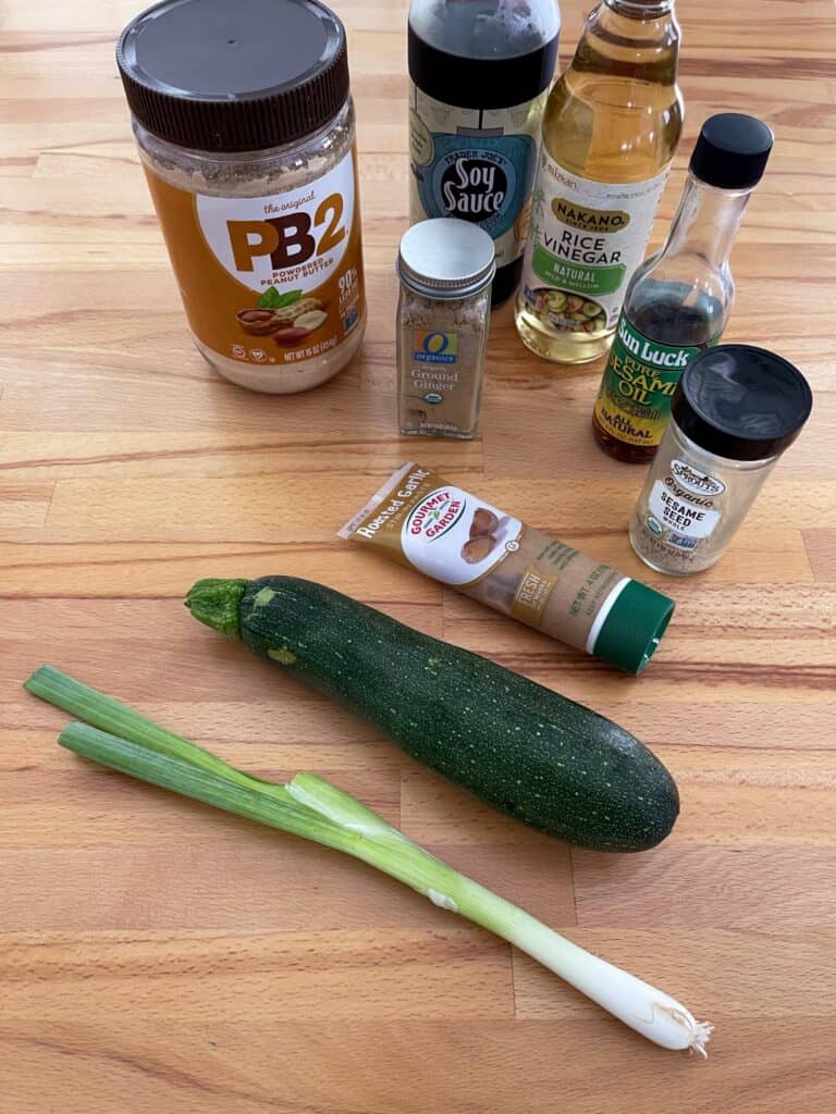 Chilled Sesame Zucchini Noodles • Simple Nourished Living