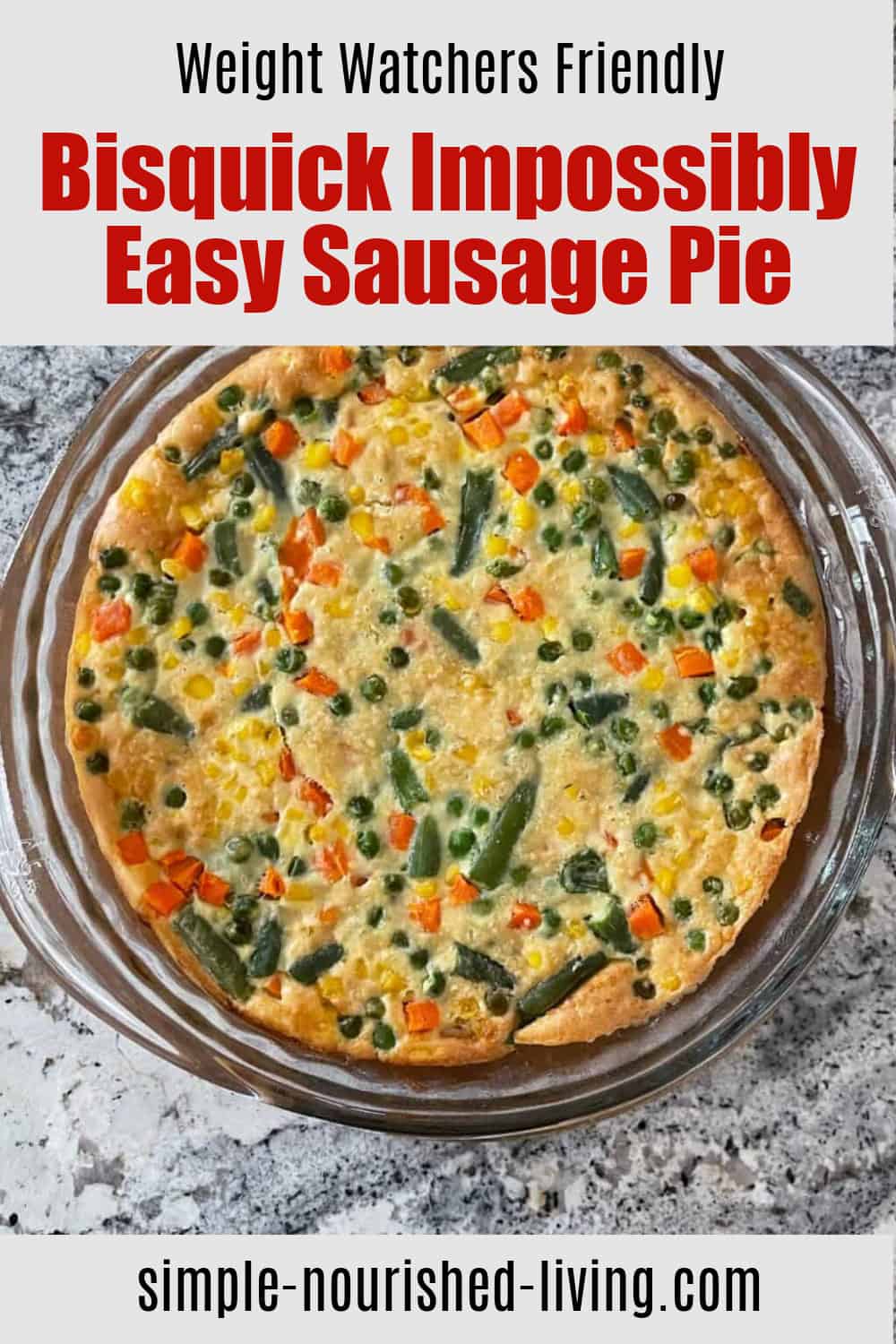 bisquick impossibly easy sausage pie pin