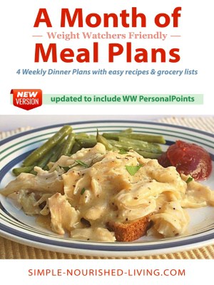 Month of WW Friendly Meal Plans eBook - WW PersonalPoints Updates