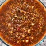WeightWatchers Vegetarian Chickpea Lentil Soup (Harira)