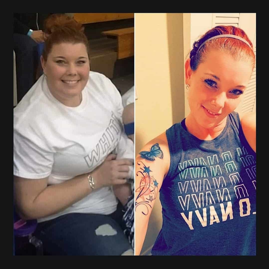 Weight loss success story before and after, Nicole W.