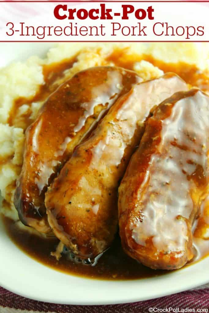 Pork Chops with Gravy and mashed potatoes.
