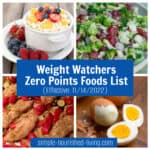 Latest WW Zero Points Foods List | Simple Nourished Living