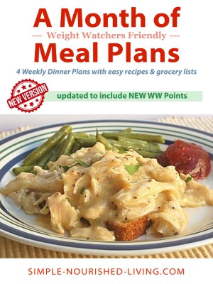 Month of WW Friendly Meal Plans eBook - WW Points Updates
