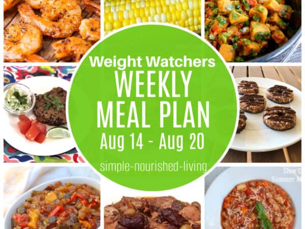 Food Collage: BBQ Shrimp, Corn on the Cob, Sweet Potato Salad, Black Bean Burger, No Bake Samoa Cookies, Ratatouille, Chicken Marbella, Summer Vegetable Soup