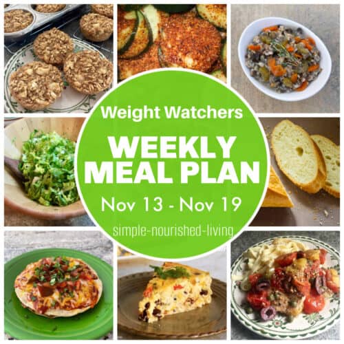 Weekley Weight In Weight Watchers Weekly Meal Plan (Nov 13 - Nov 19) • Simple Nourished ...