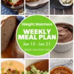 WW Weekly Meal Plan Jan 15 PIN
